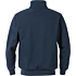 Sweatshirt med kort lynlås