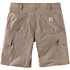 Force afslappet pasform letvægts ripstop cargo work short
