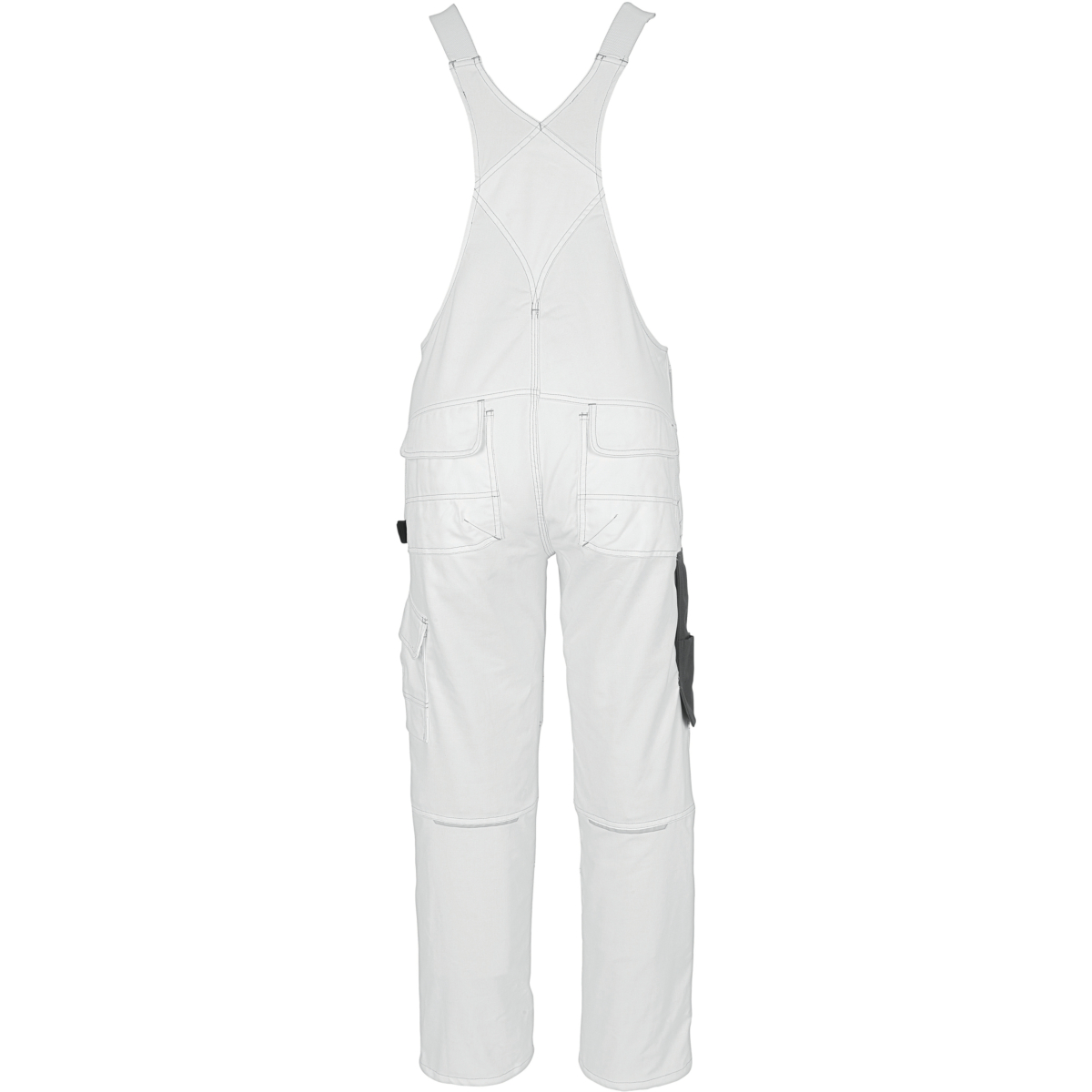 Hängselbyxor med knäfickor