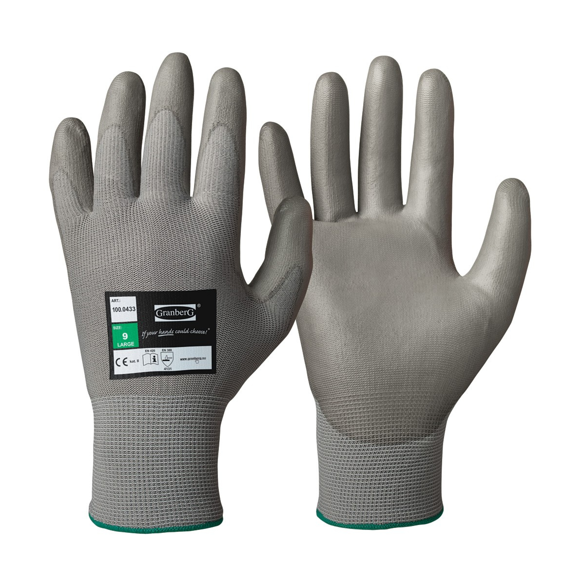 Monteringshandsker, Øko-Tex® 100 godkendt, 12 par
