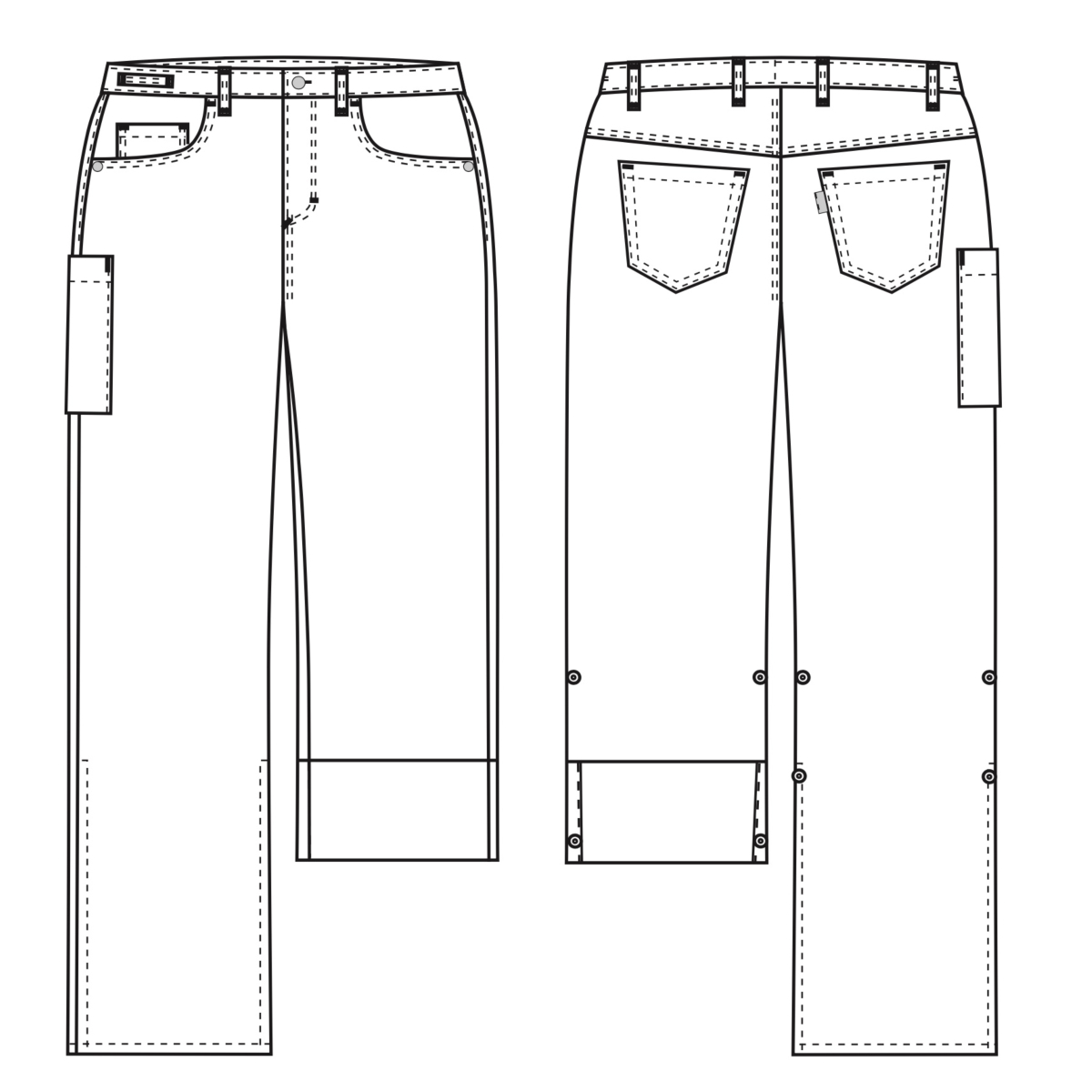 Jeans, klassisk pasform, 190 G/M², Super Cool