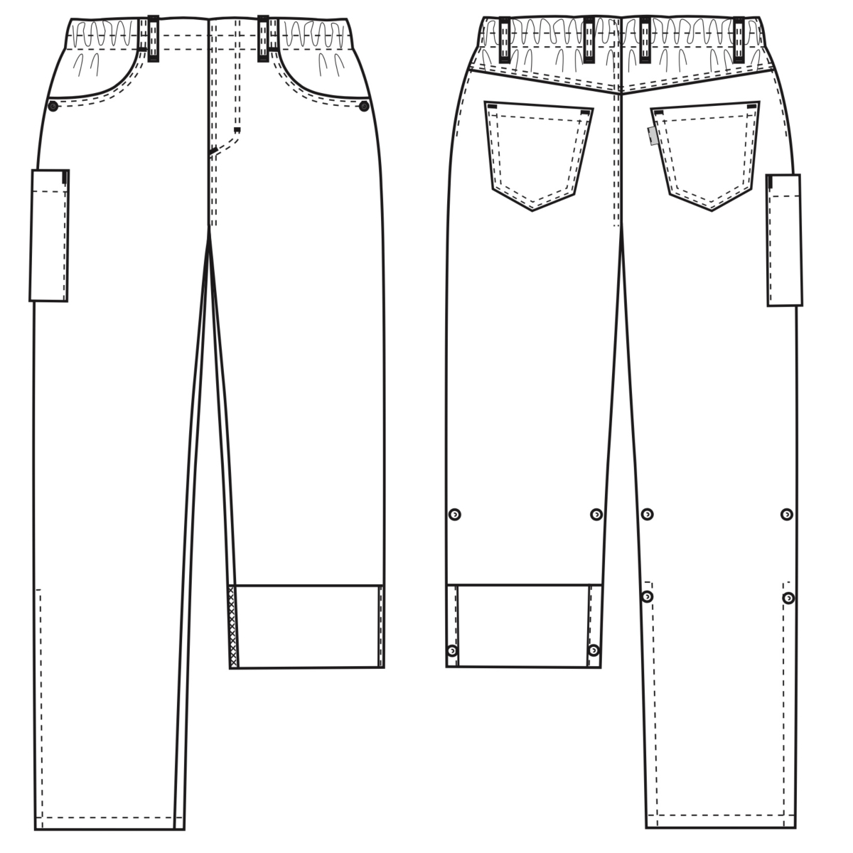 Jeans, PULL-ON, 245 G/M², Super Cool