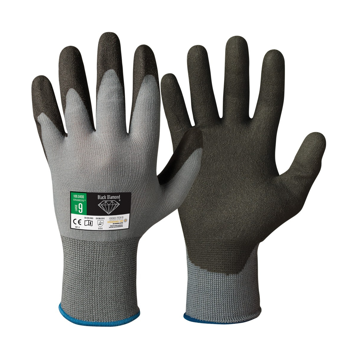 Samlehandsker Black Diamond, Øko-Tex® 100 godkendt, 12 par