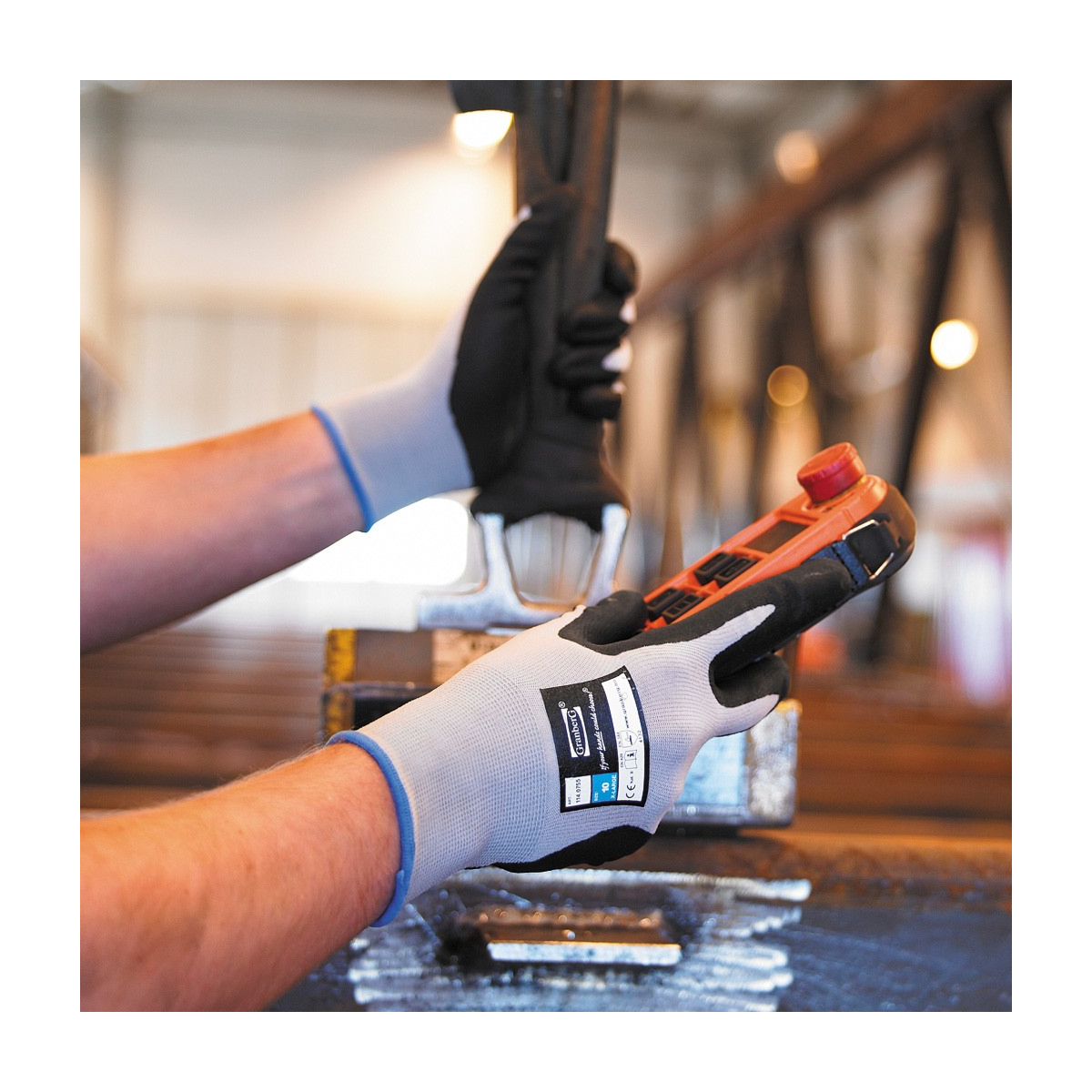 Monteringshandsker, Øko-Tex® 100 godkendt, 12 par