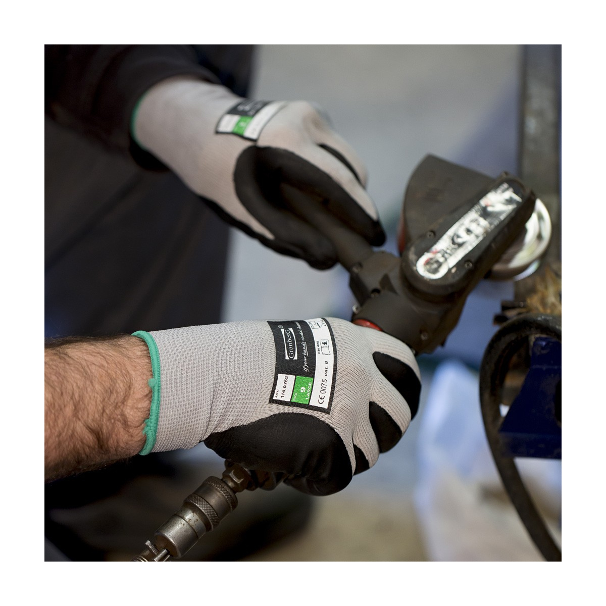 Monteringshandsker, Øko-Tex® 100 godkendt, 12 par