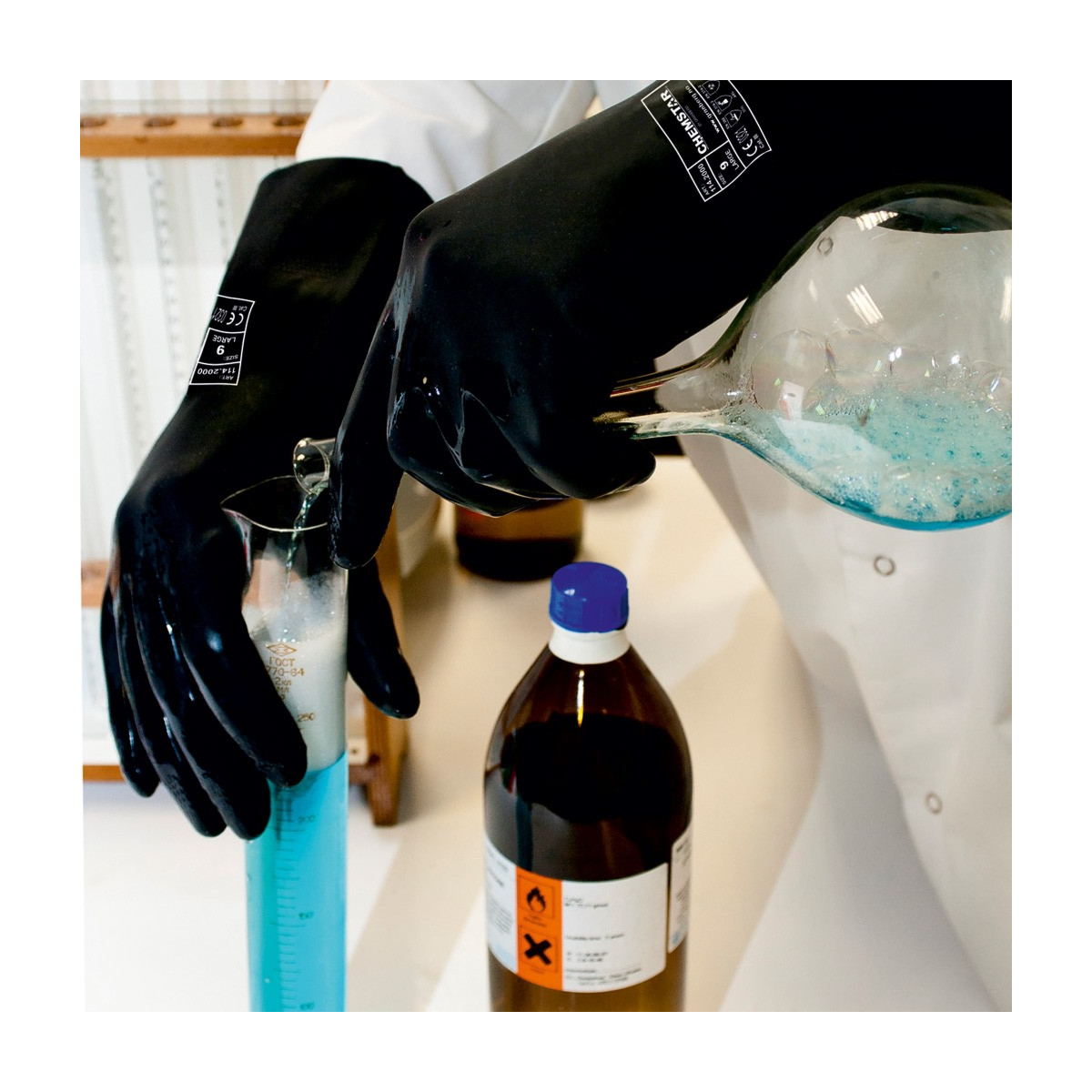 Kemikalieresistente neoprenhandsker Chemstar®, 6 par