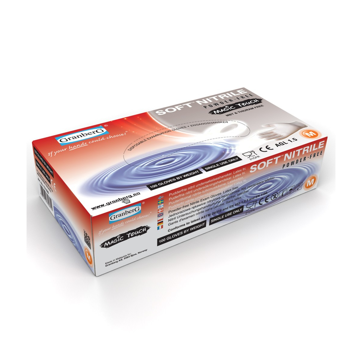 Engangshandsker Magic Touch® Soft Nitrile™