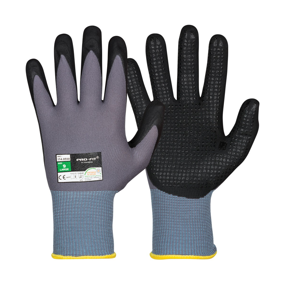 Monteringshandsker Powerfit®, Øko-Tex® 100 godkendt, 12 par
