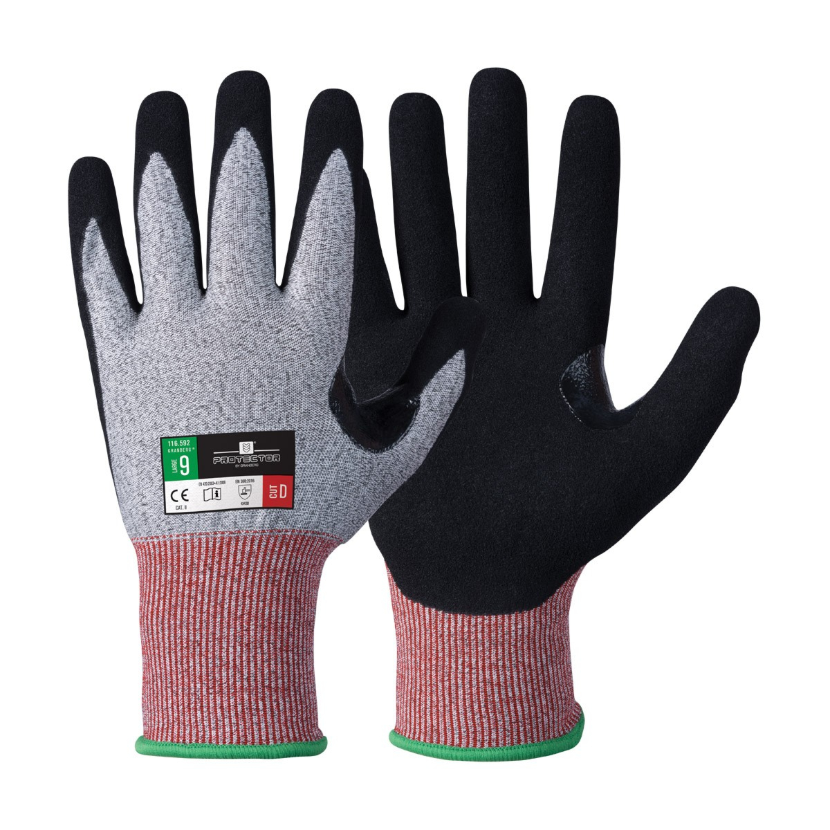 Touchscreen-kompatible Skærefaste handsker Protector, Oeko-Tex® 100 Approved Touch, 12 par