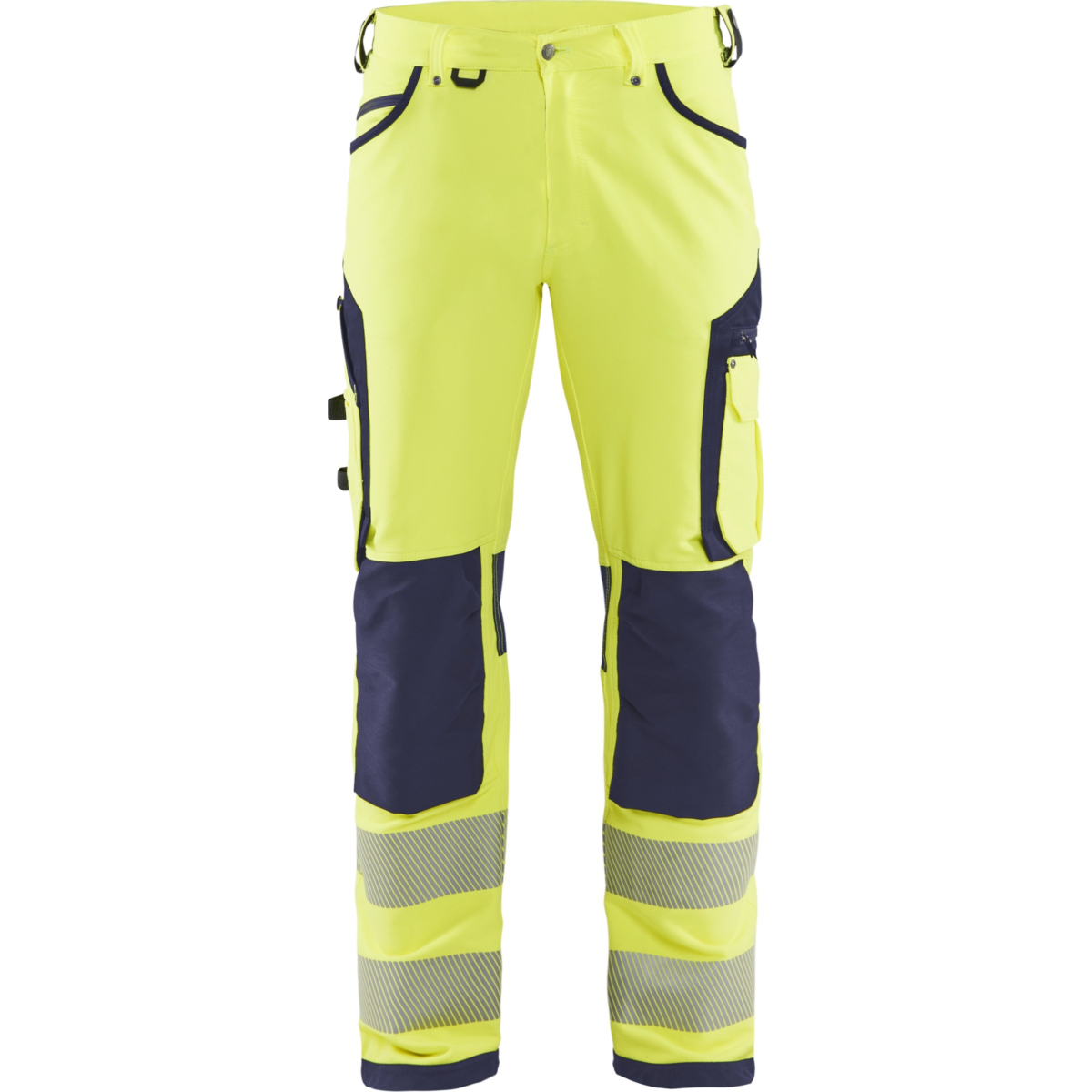 Hi-Vis bukser, 4-vejs stretch uden sømlommer