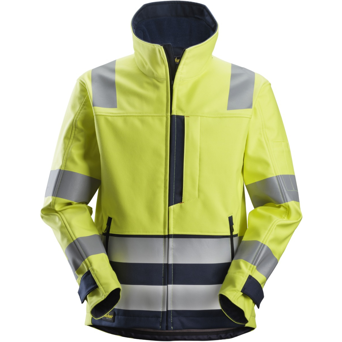 Flammehæmmende High-Vis softshelljakke, klasse 3