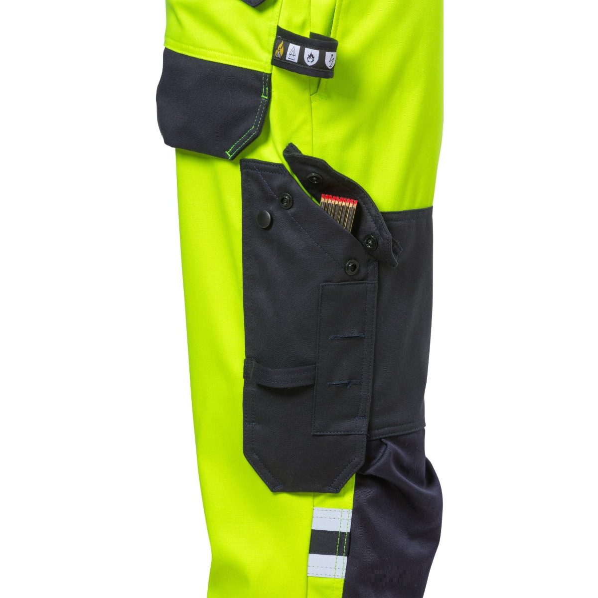 Flamestat Hi Vis stretchbukser kl.2 2161