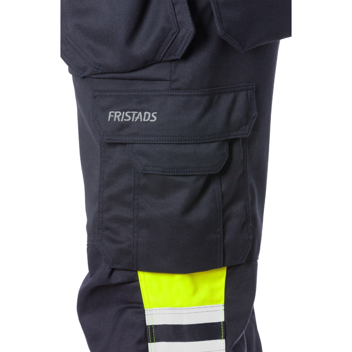 Flamestat Hi Vis stretch håndværkerbukser kl.1 2163
