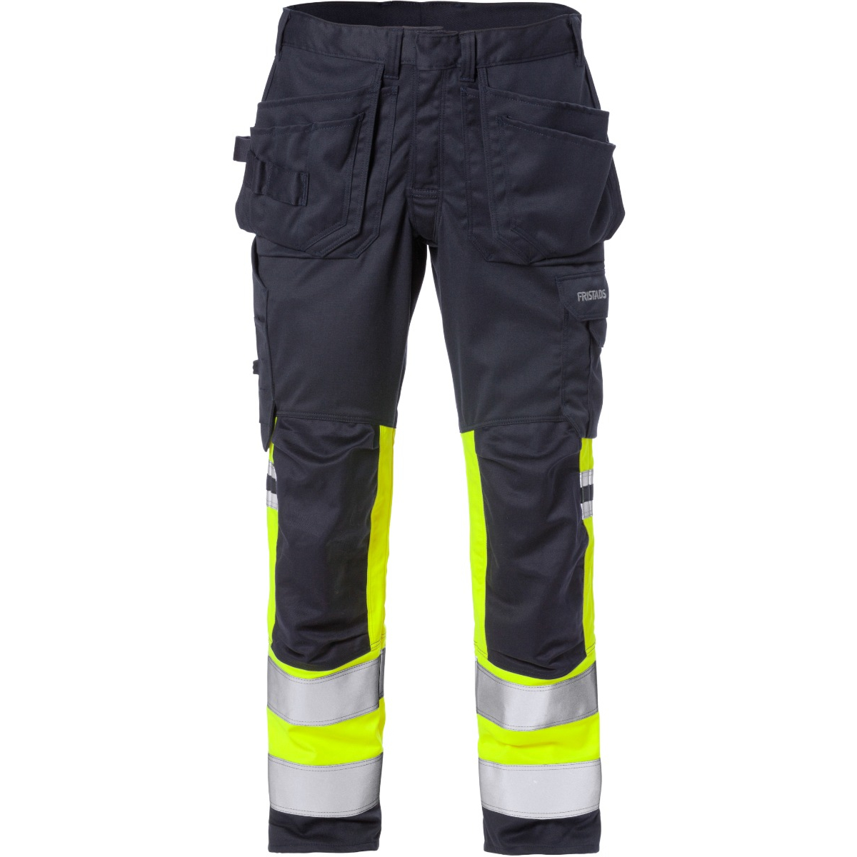 Flamestat Hi Vis stretch håndværkerbukser kl.1 2163