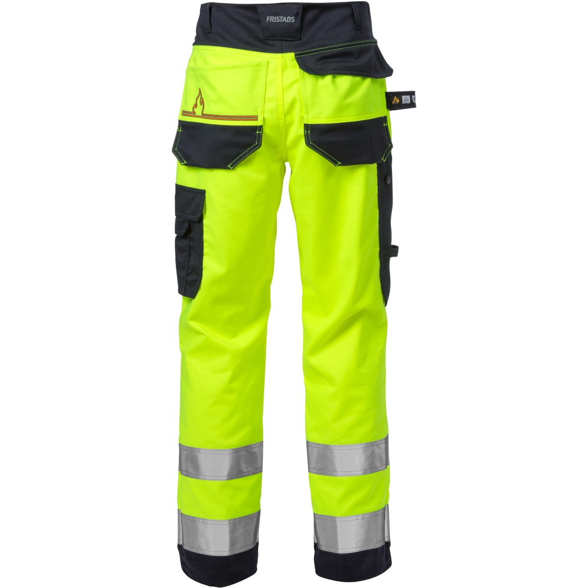 Flamestat highvis stretch håndværkerbukser klasse 2 2167 ATHF