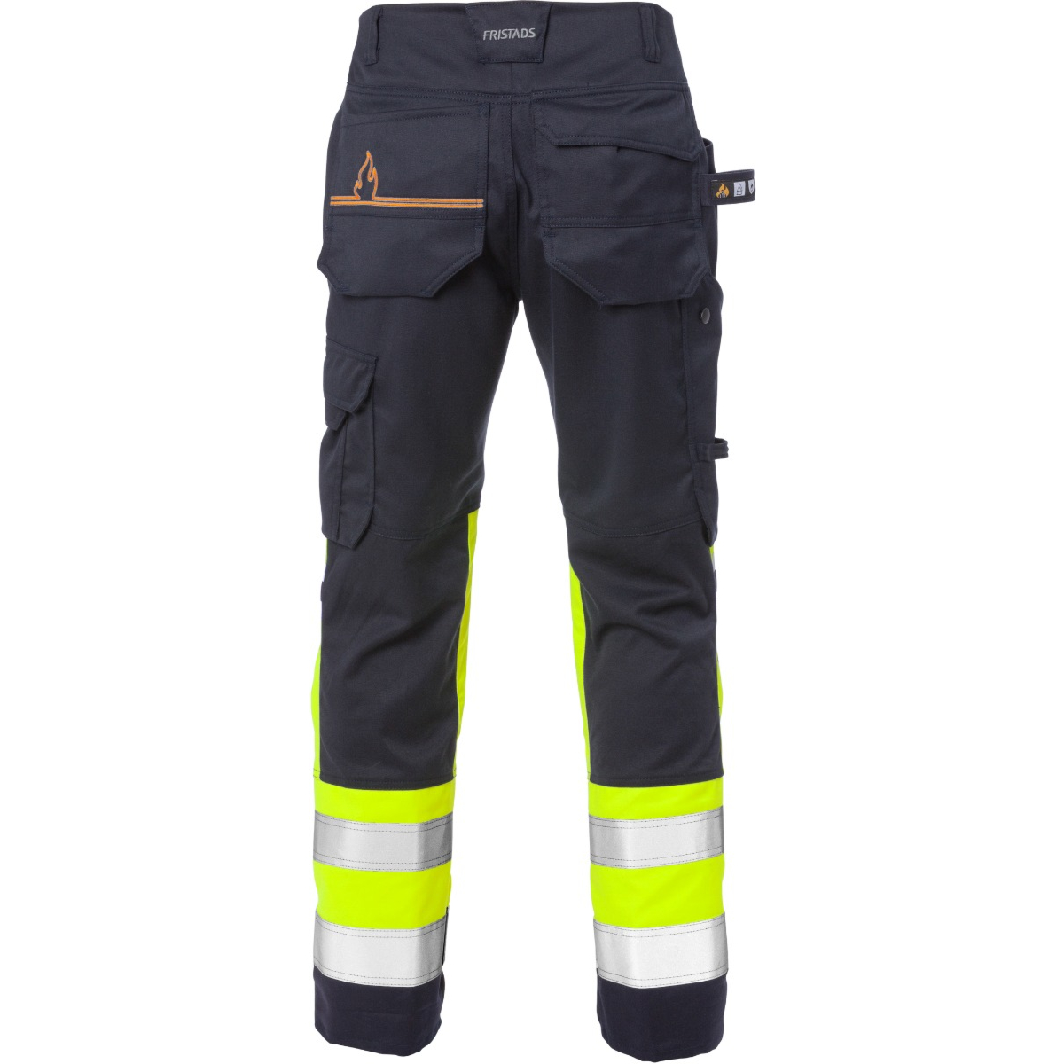 Flamestat Hi Vis håndværker stretchbukser kl.1 2171 dame