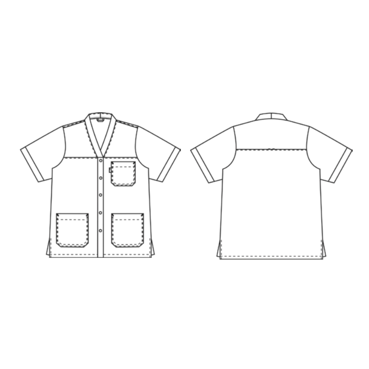 Tunika m. bomuld på indersiden, Aqua