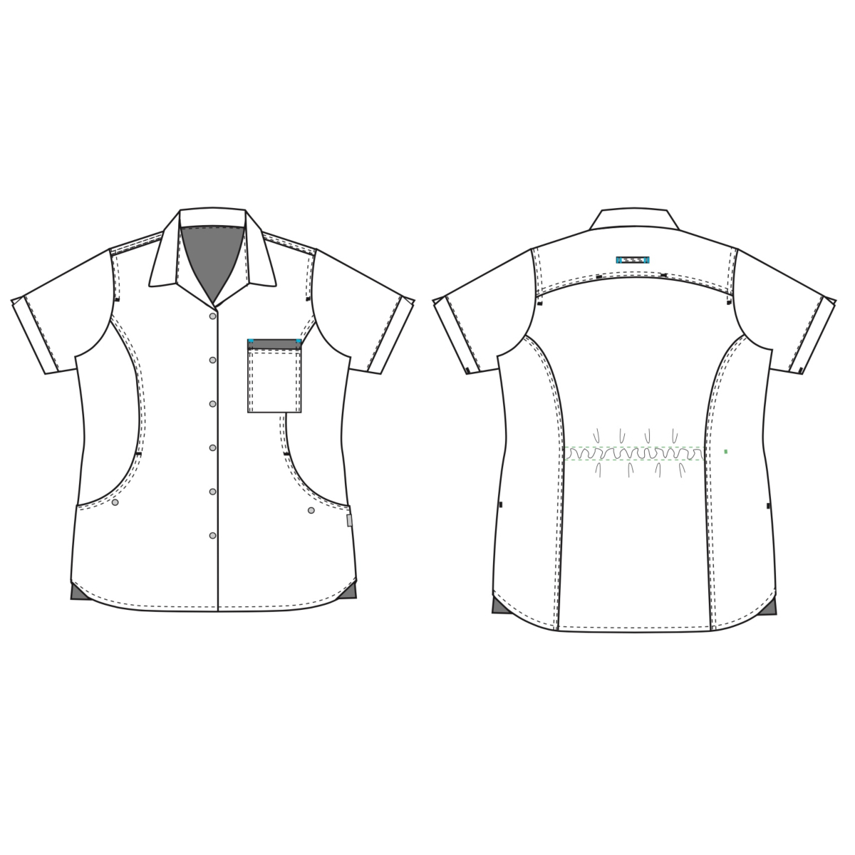 Elegant og trendy tunika, CROSS