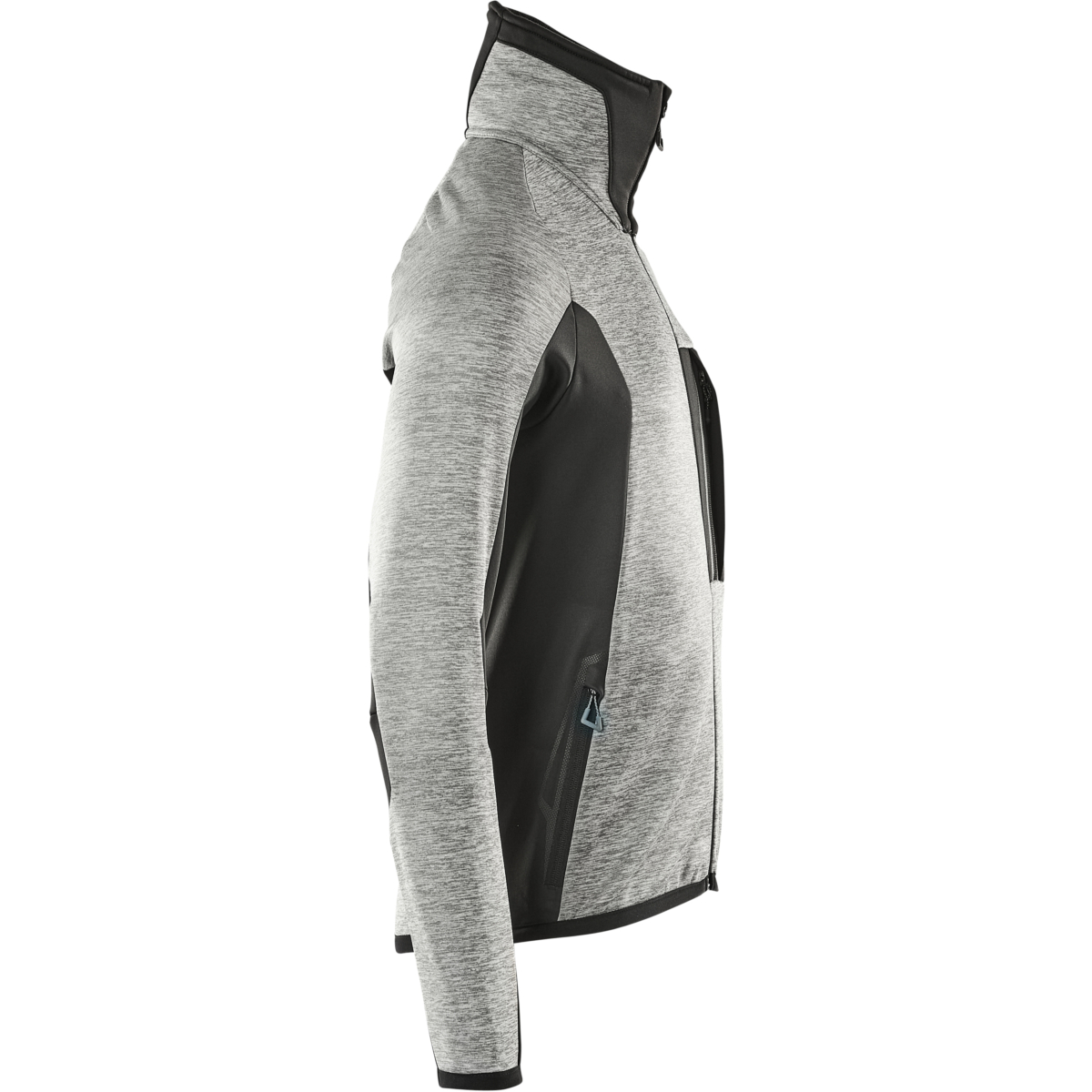 Fleecetrøje med lynlås