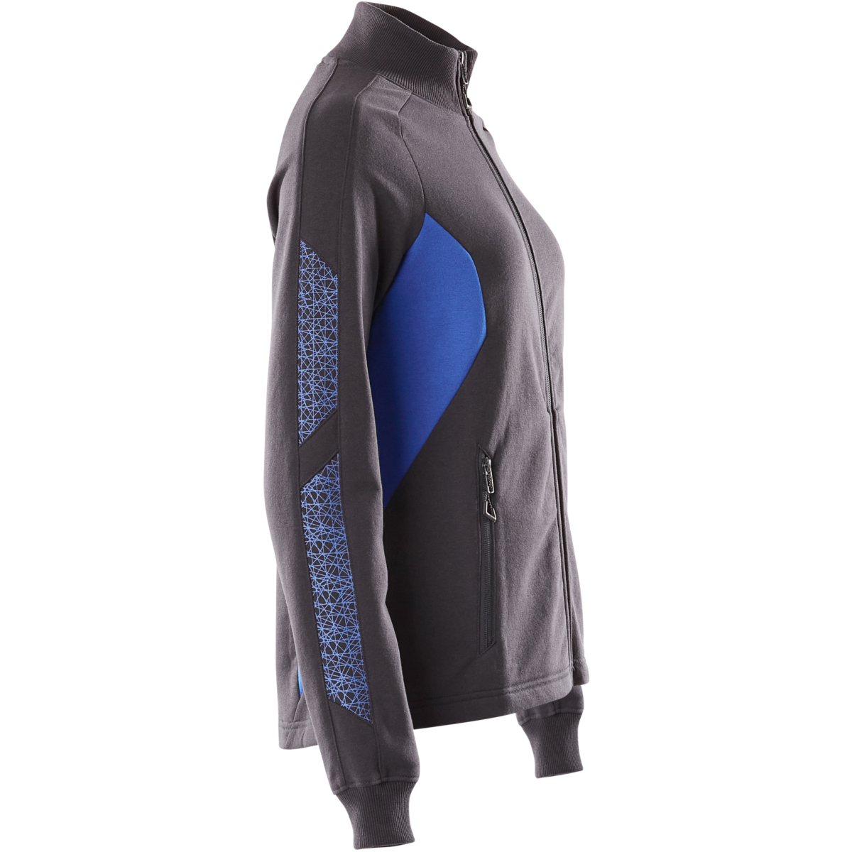 Sweatshirt med lynlås