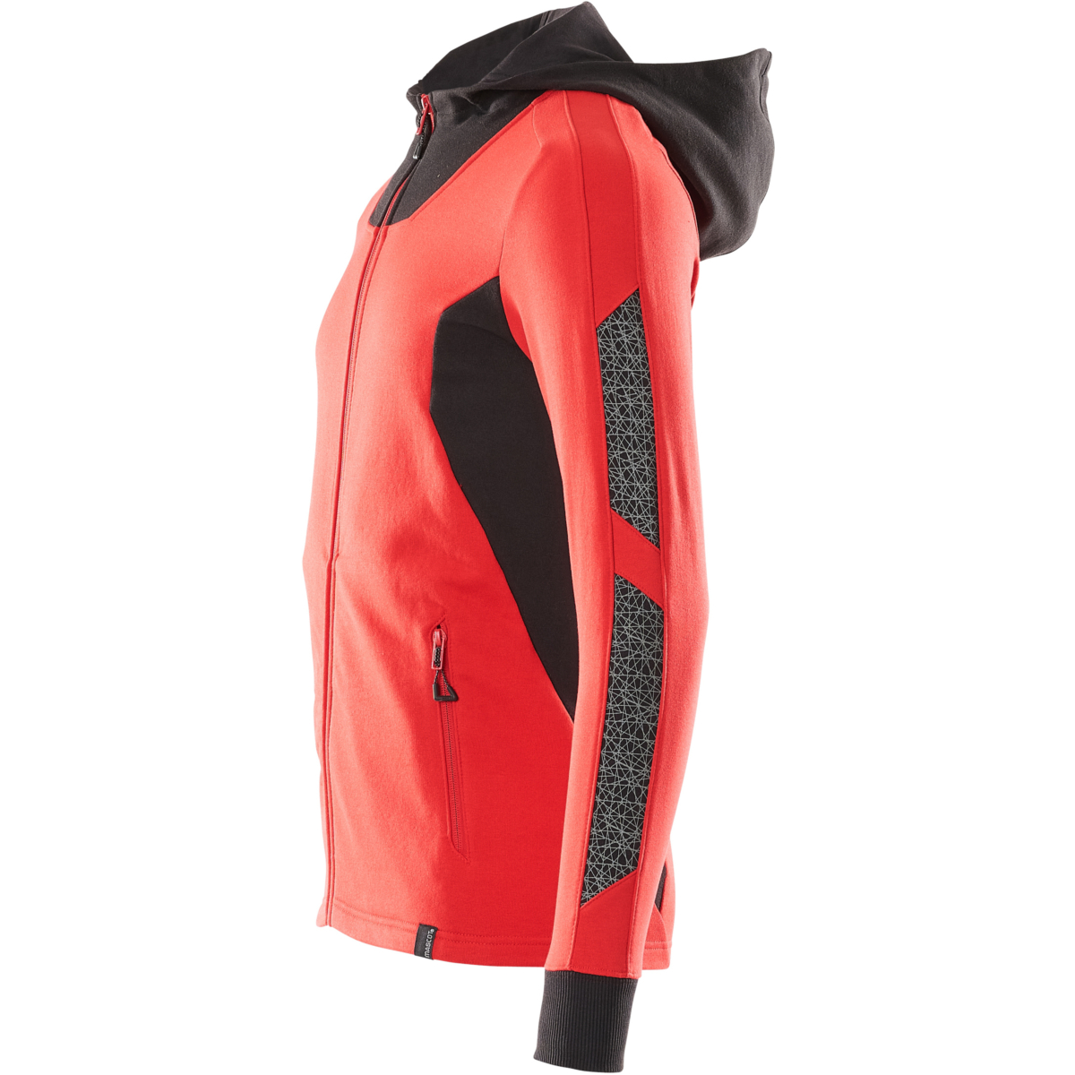 Hættetrøje med lynlås