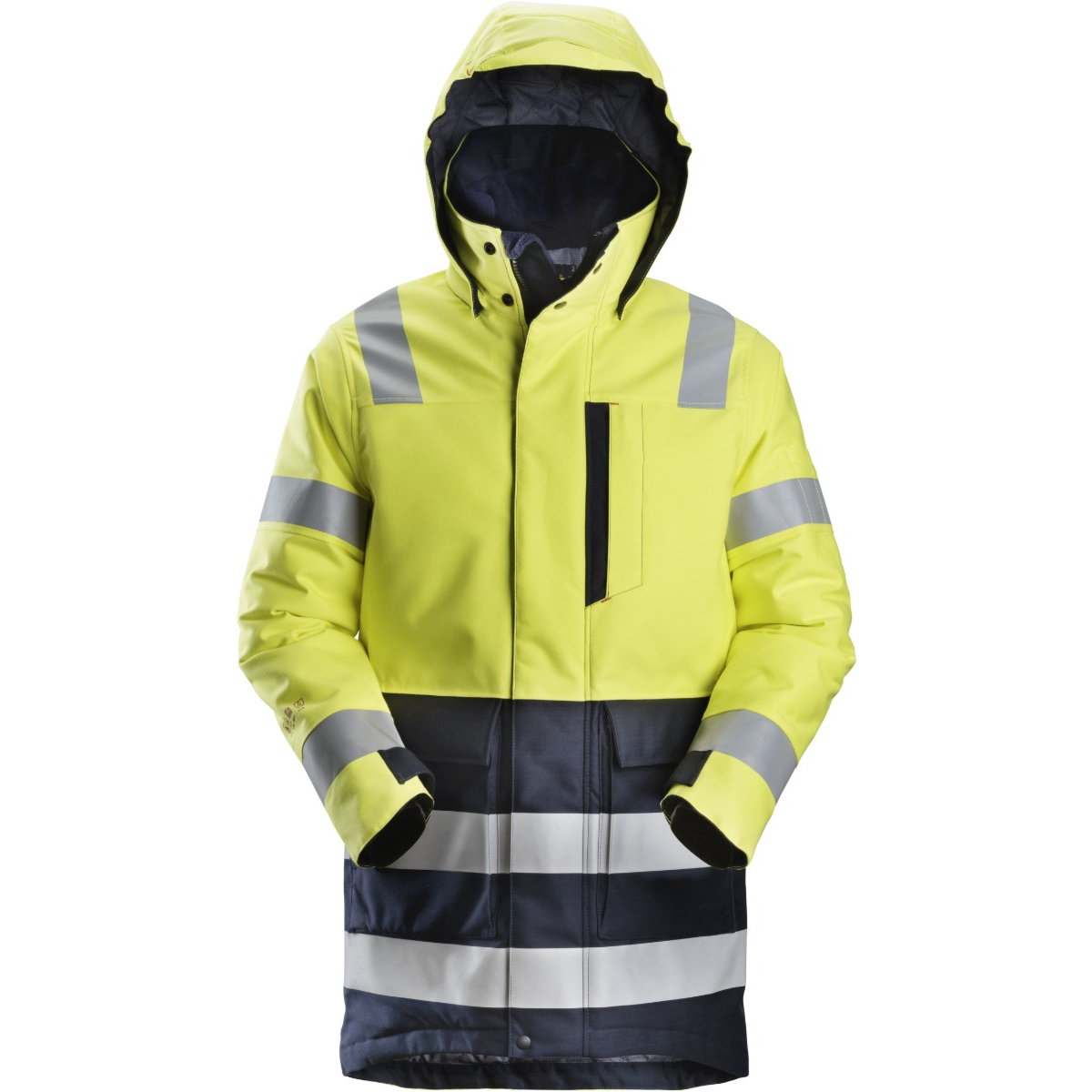 Flammehæmmende High-Vis vinterparka, klasse 3