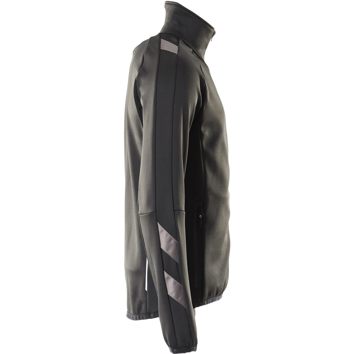 Fleecetrøje med lynlås