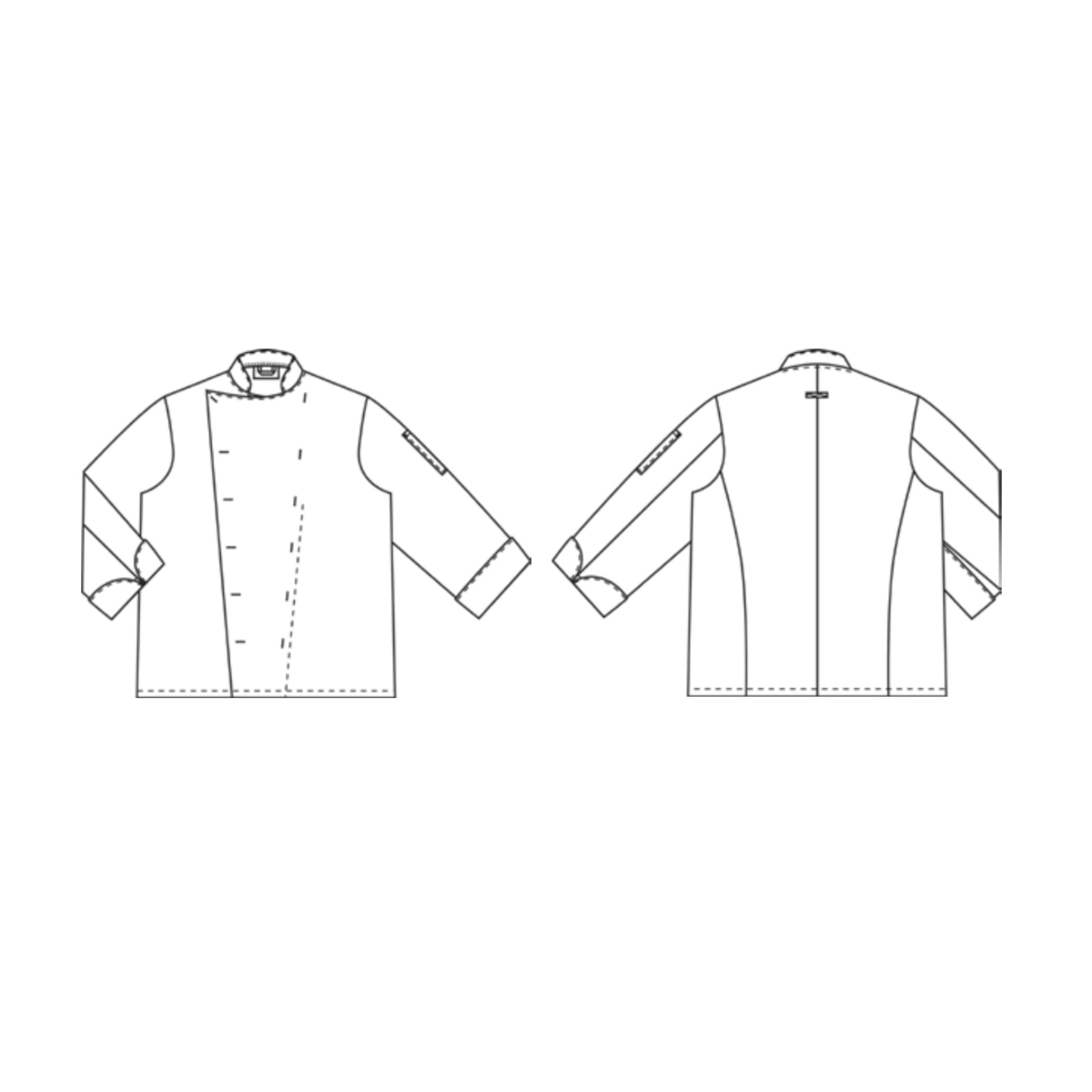 Unisex kokkejakke, Delight