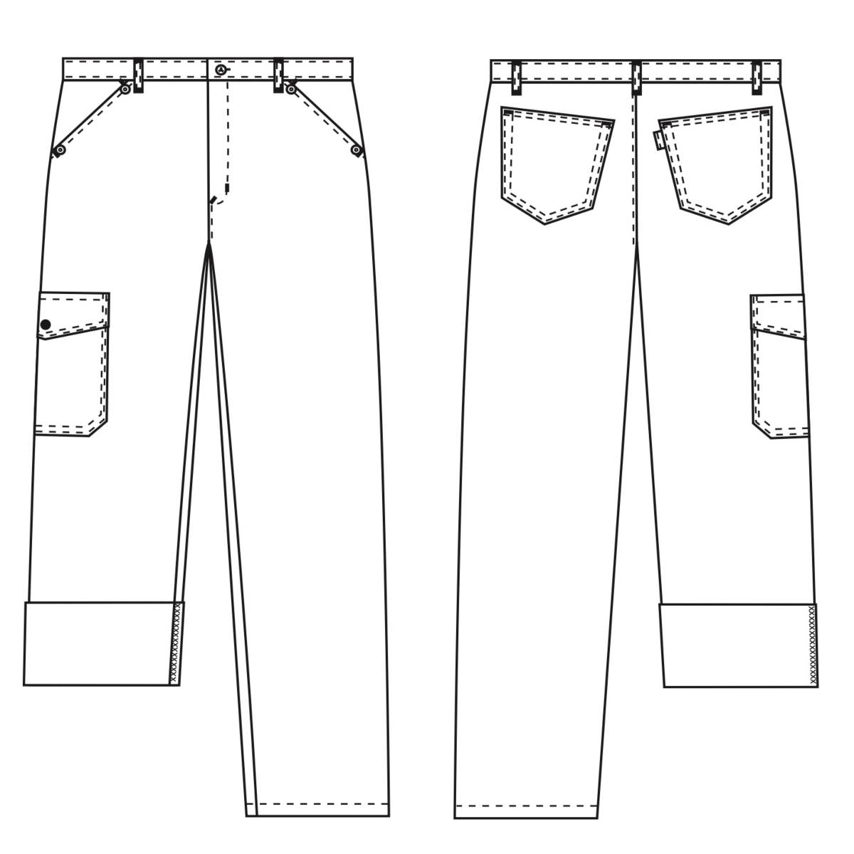 Bukser, Inside-Out