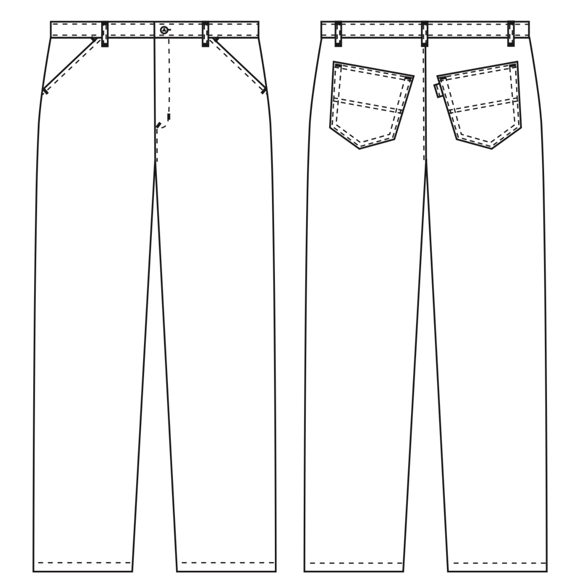 Buks i Jeans snit med stretch, Club-Classic