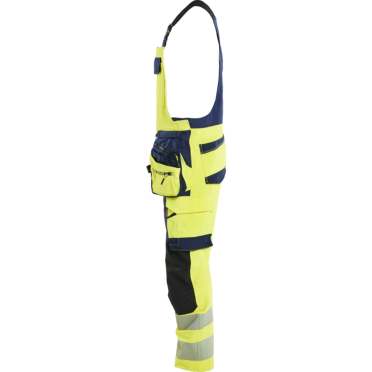 Hi-Vis bib overalls 4-vejs stretch