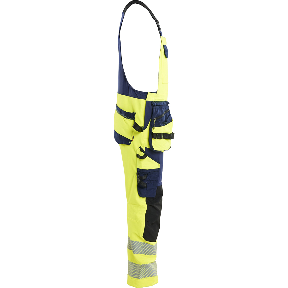 Hi-Vis bib overalls 4-vejs stretch