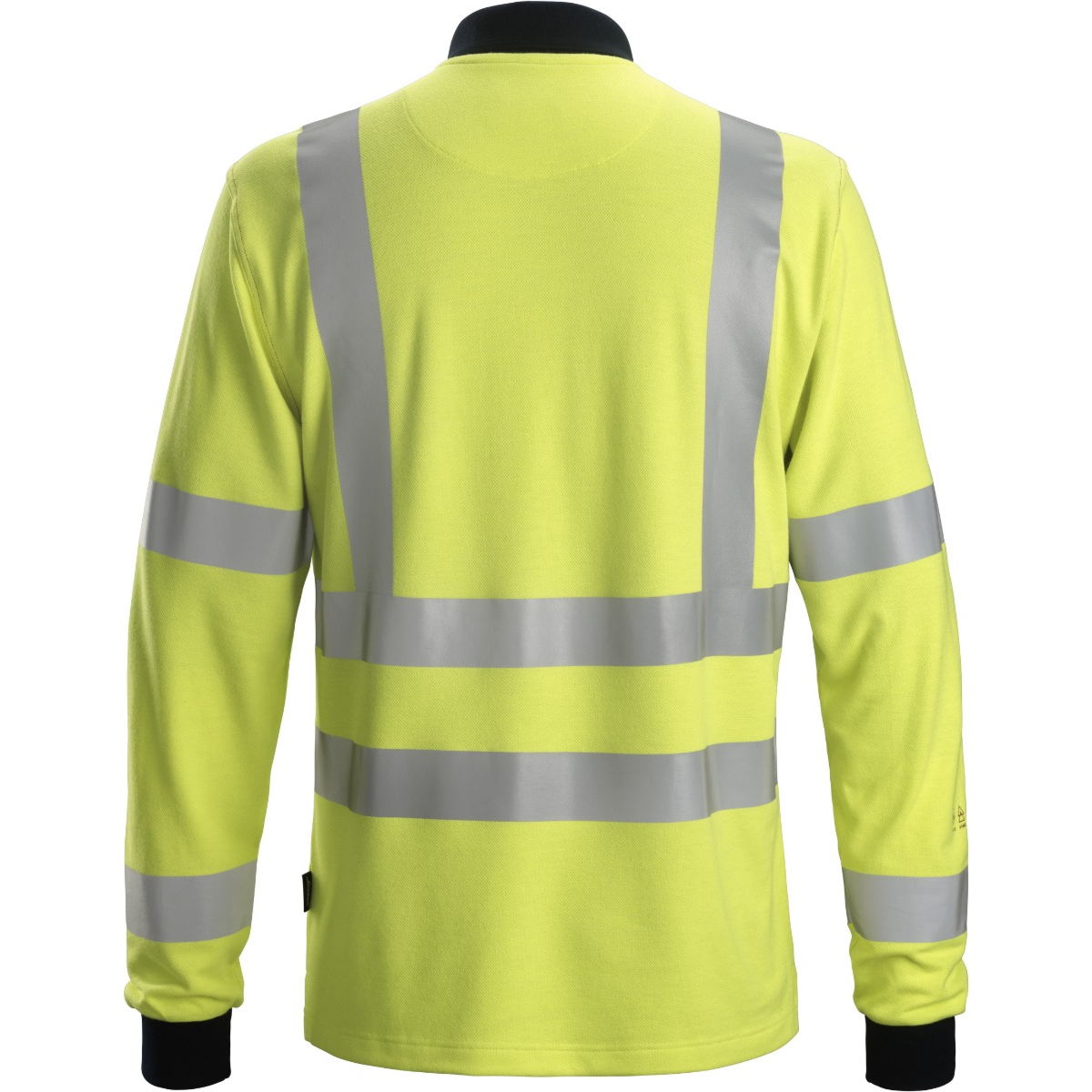 Flammehæmmende High-Vis langærmet poloshirt, klasse 3