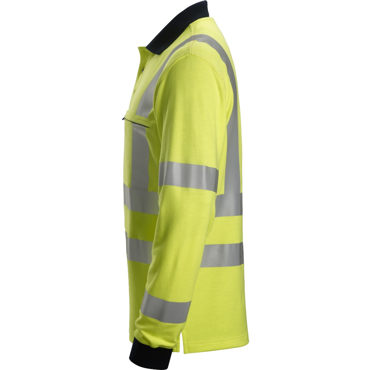 Flammehæmmende High-Vis langærmet poloshirt, klasse 3