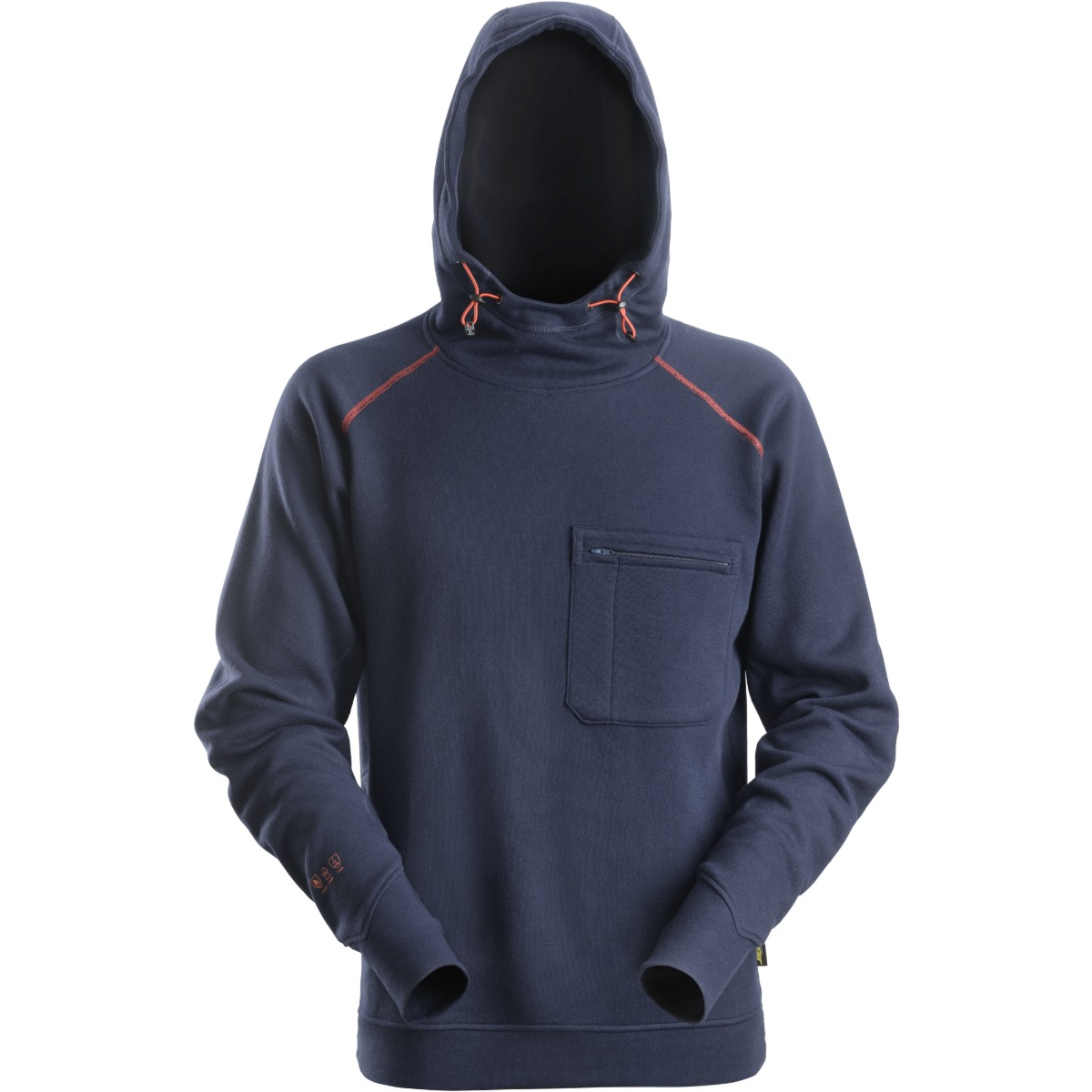 Flammehæmmende sweatshirt med hætte