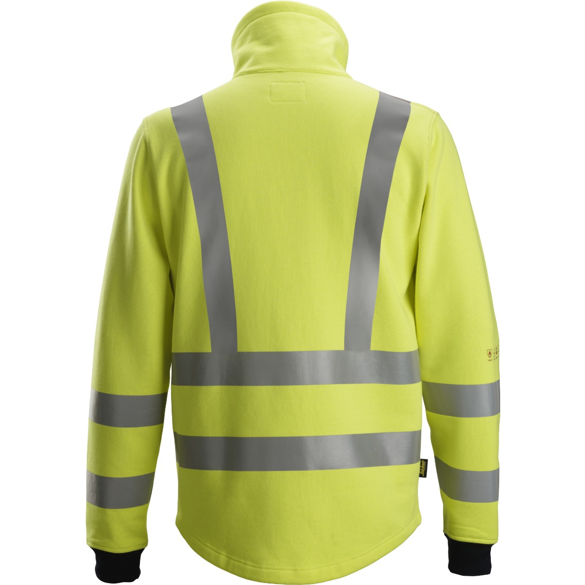 Flammehæmmende High-Vis sweatshirt med lang lynlås, klasse 3