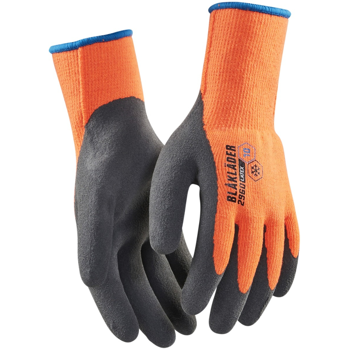 Arbejdshandske foret latex-dyppet