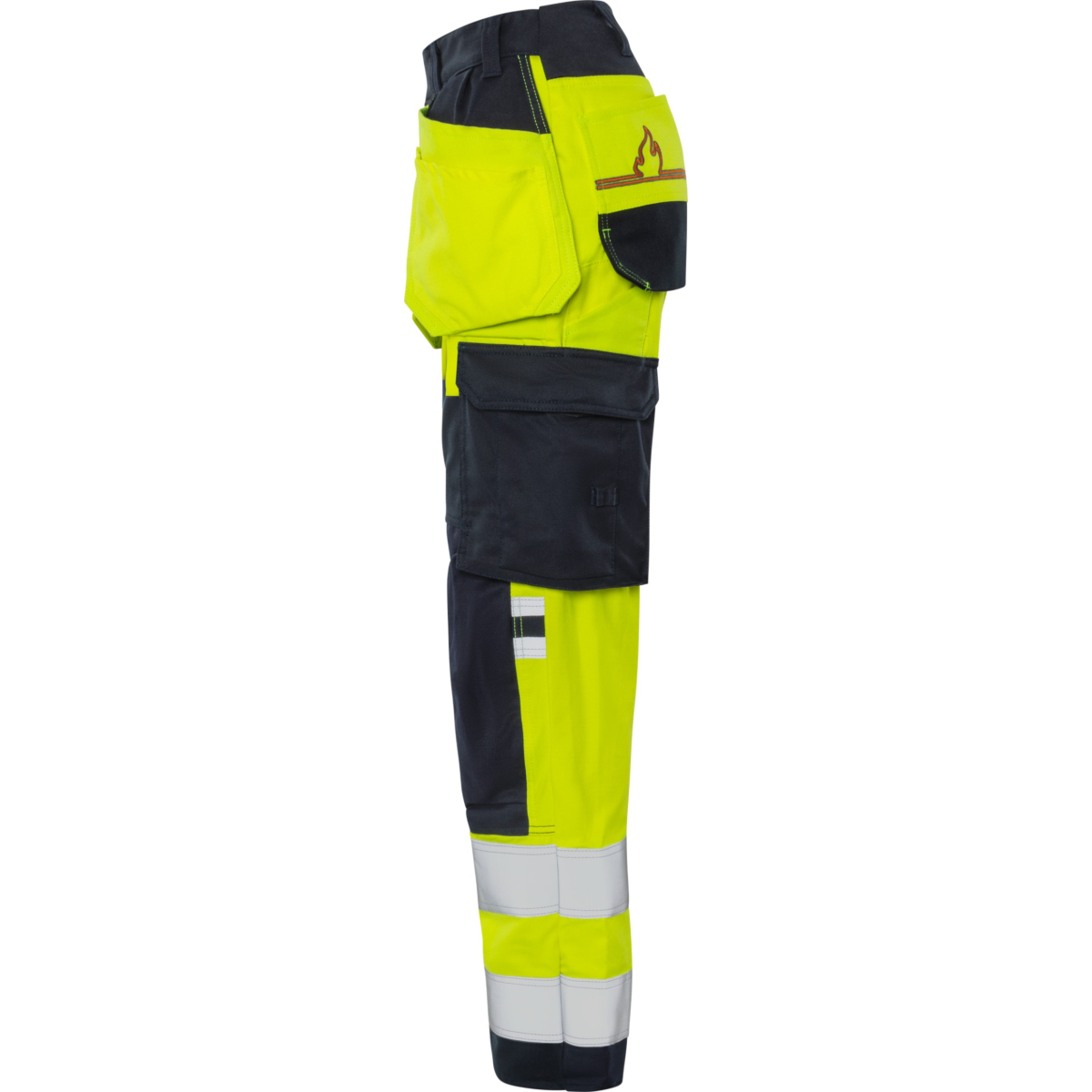 Flamestat high vis håndværker stretch bukser klasse 2 kvinde 2164 ATHF