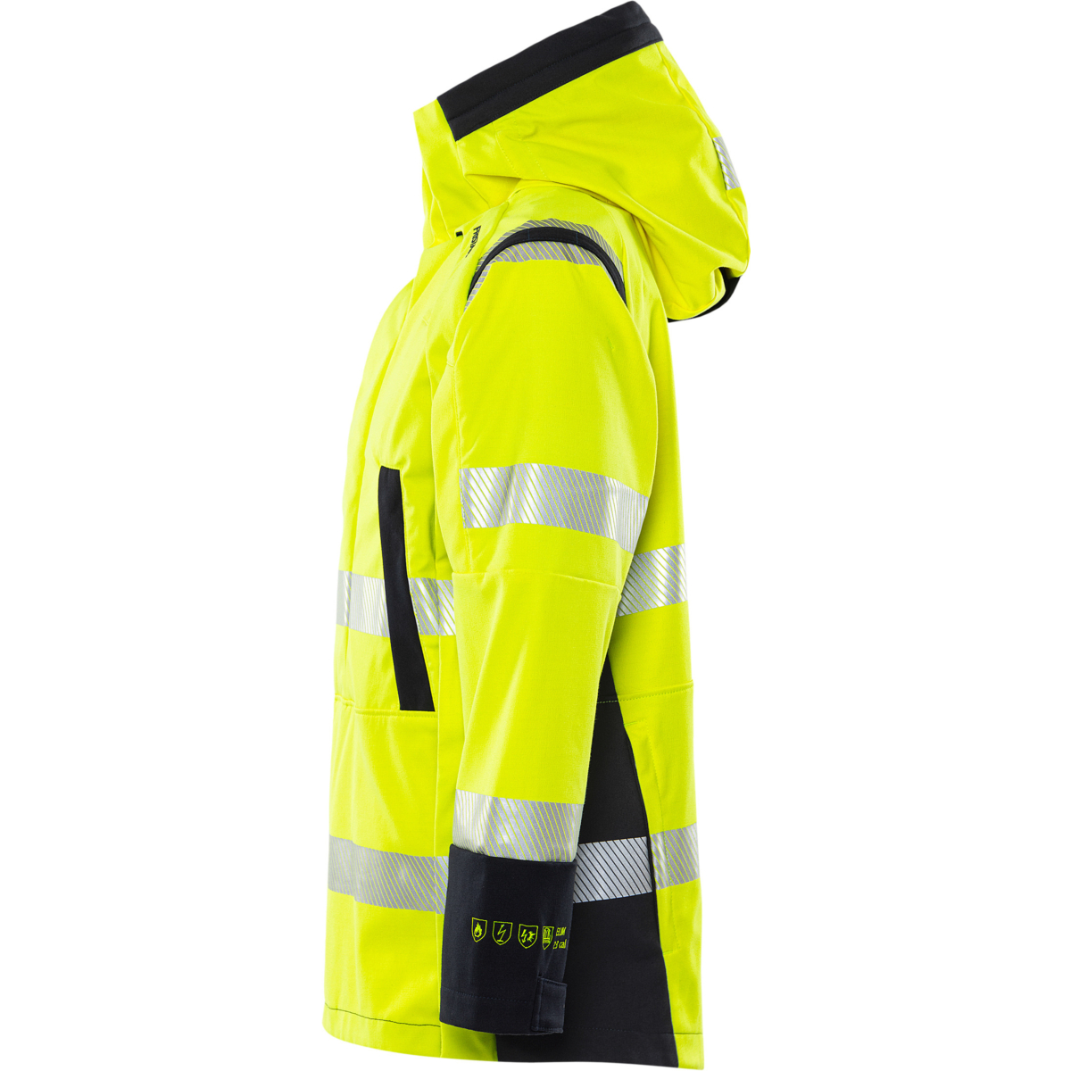 Flamestat høj synlighed stretch softshell anorak klasse 3 4019 FSS