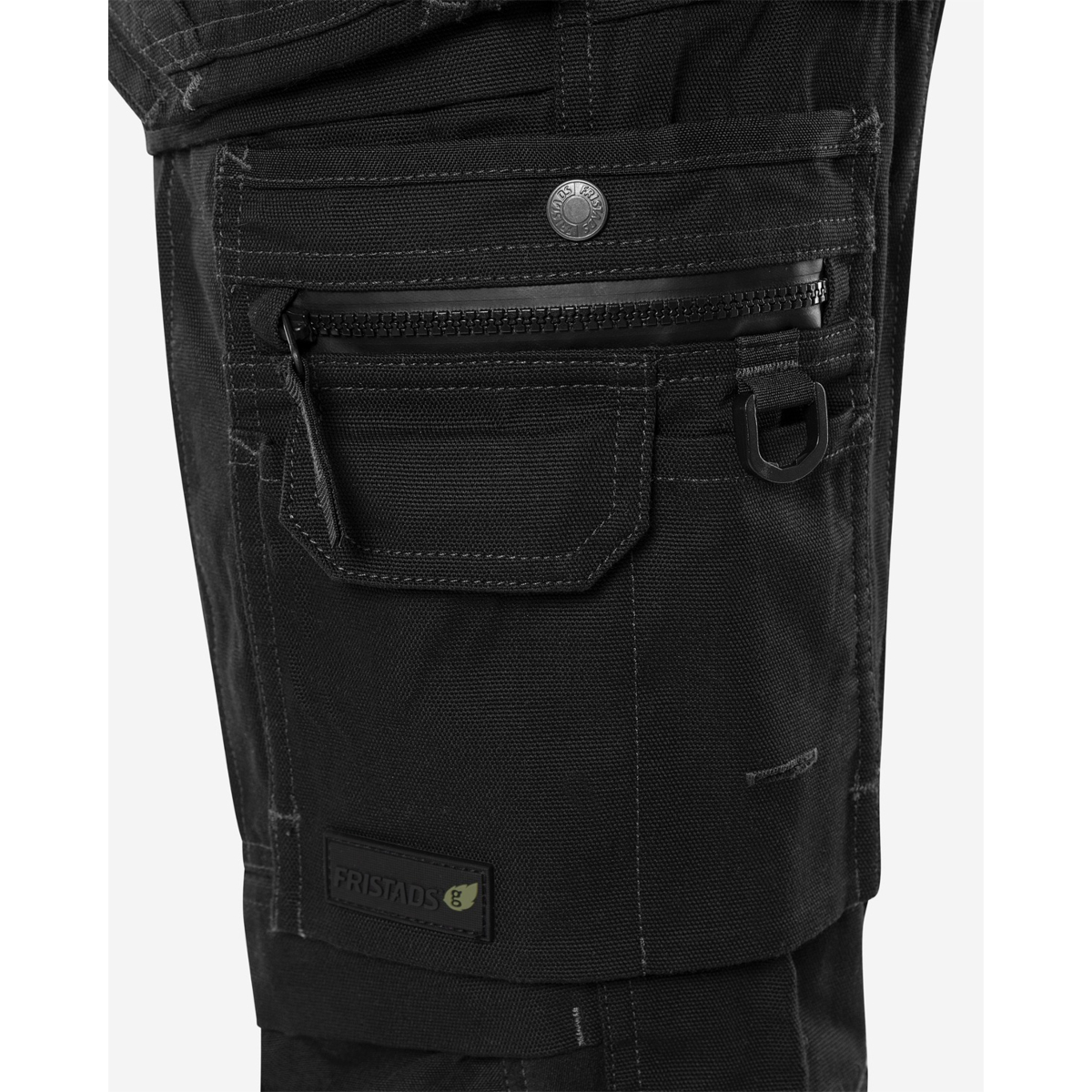 Grønne håndværker stretch piratbukser 2531 GCYD