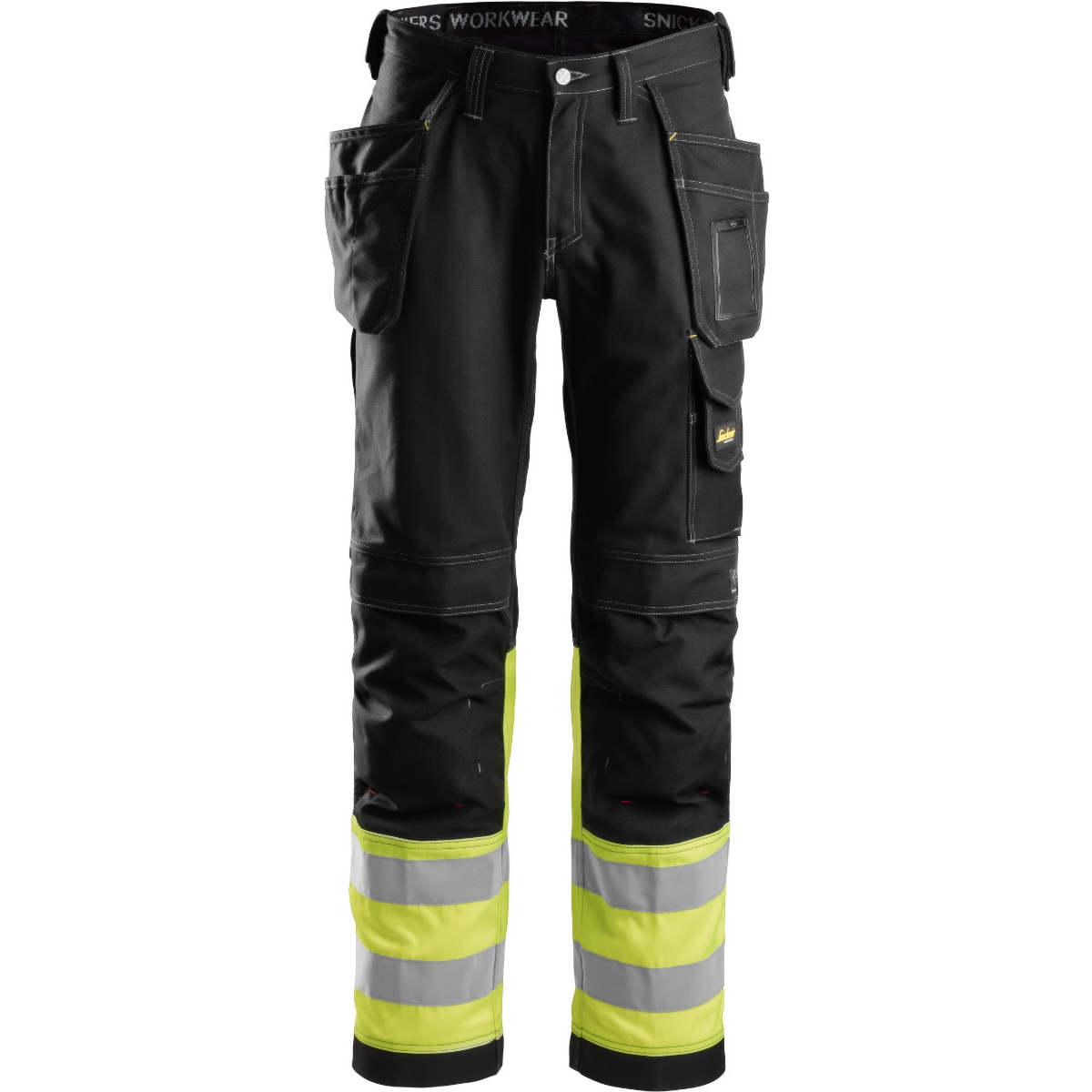 High-Vis bukser i bomuld med hylsterlommer, klasse 1