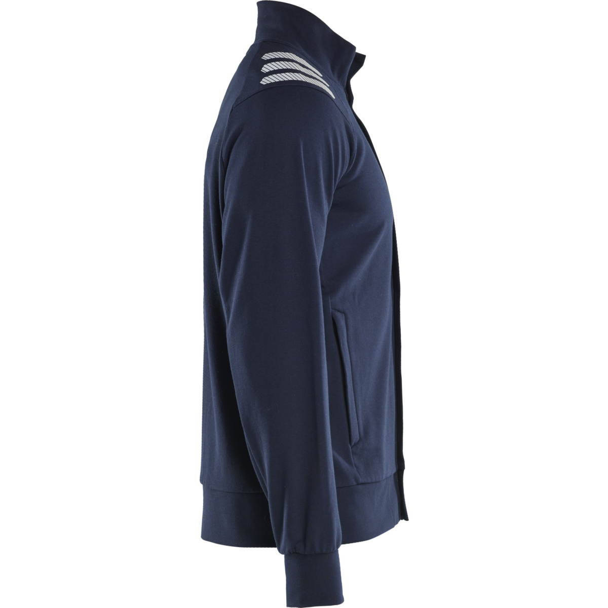 Brandsikker sweatshirt med fuld lynlås