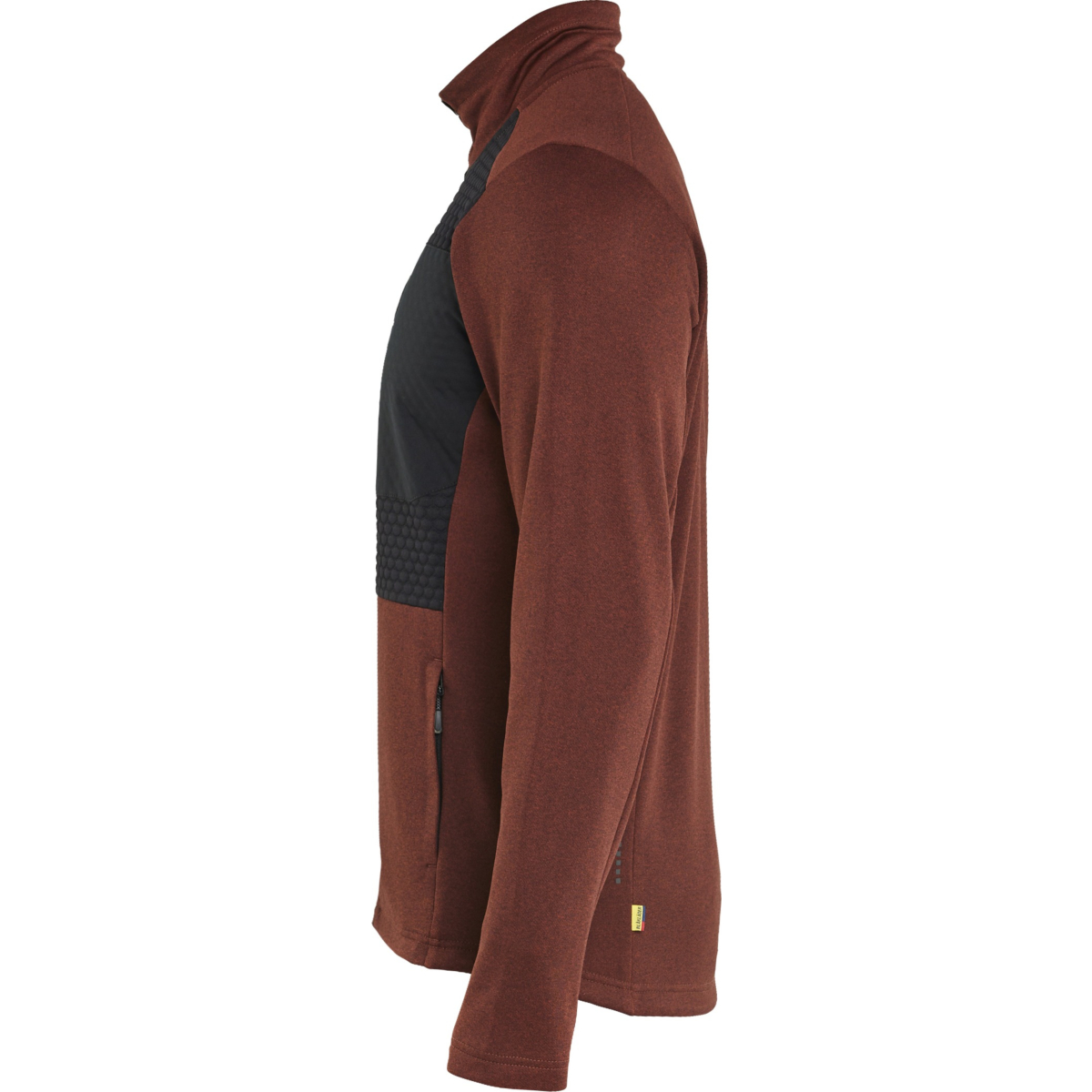 Sweatshirt med fuld lynlås