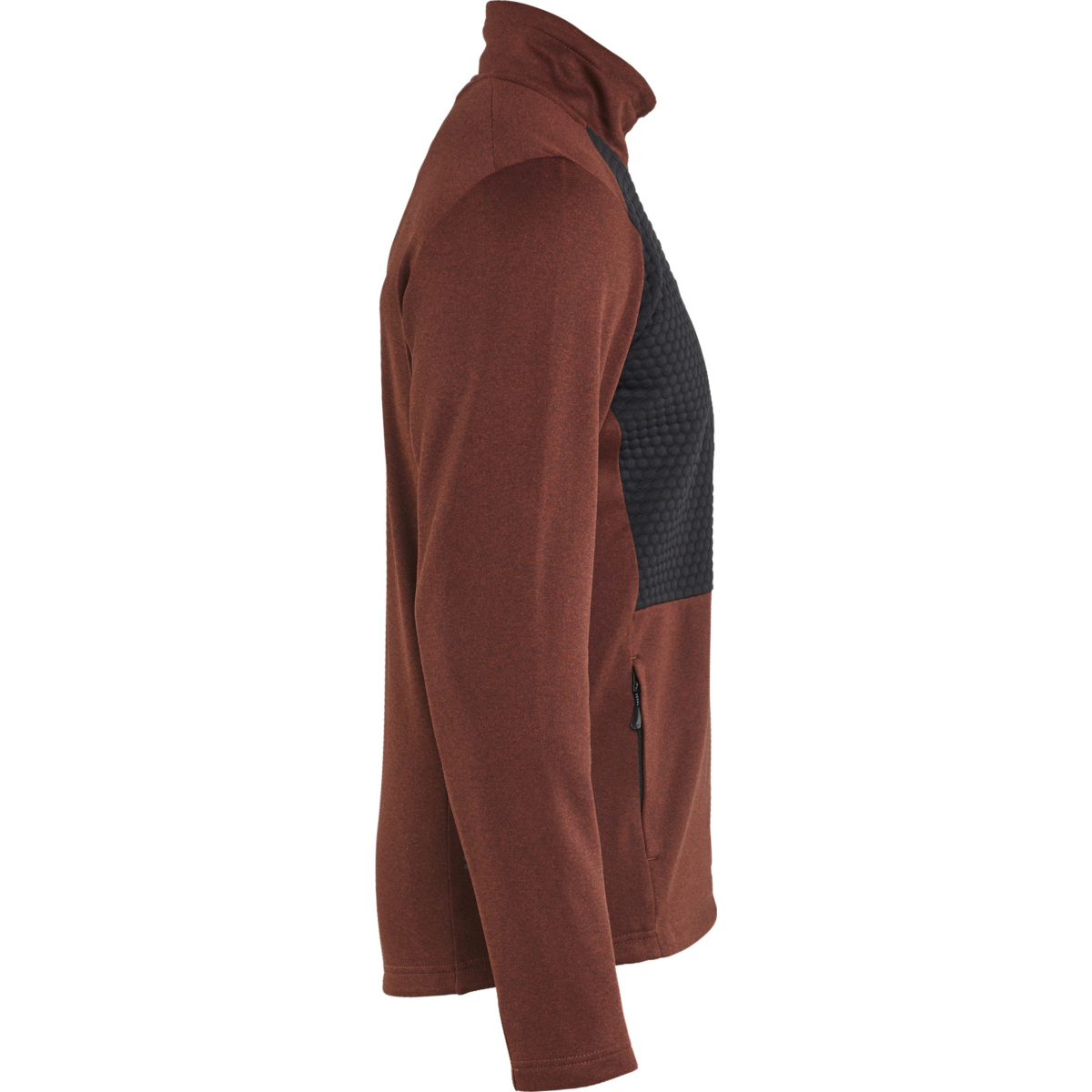 Sweatshirt med fuld lynlås