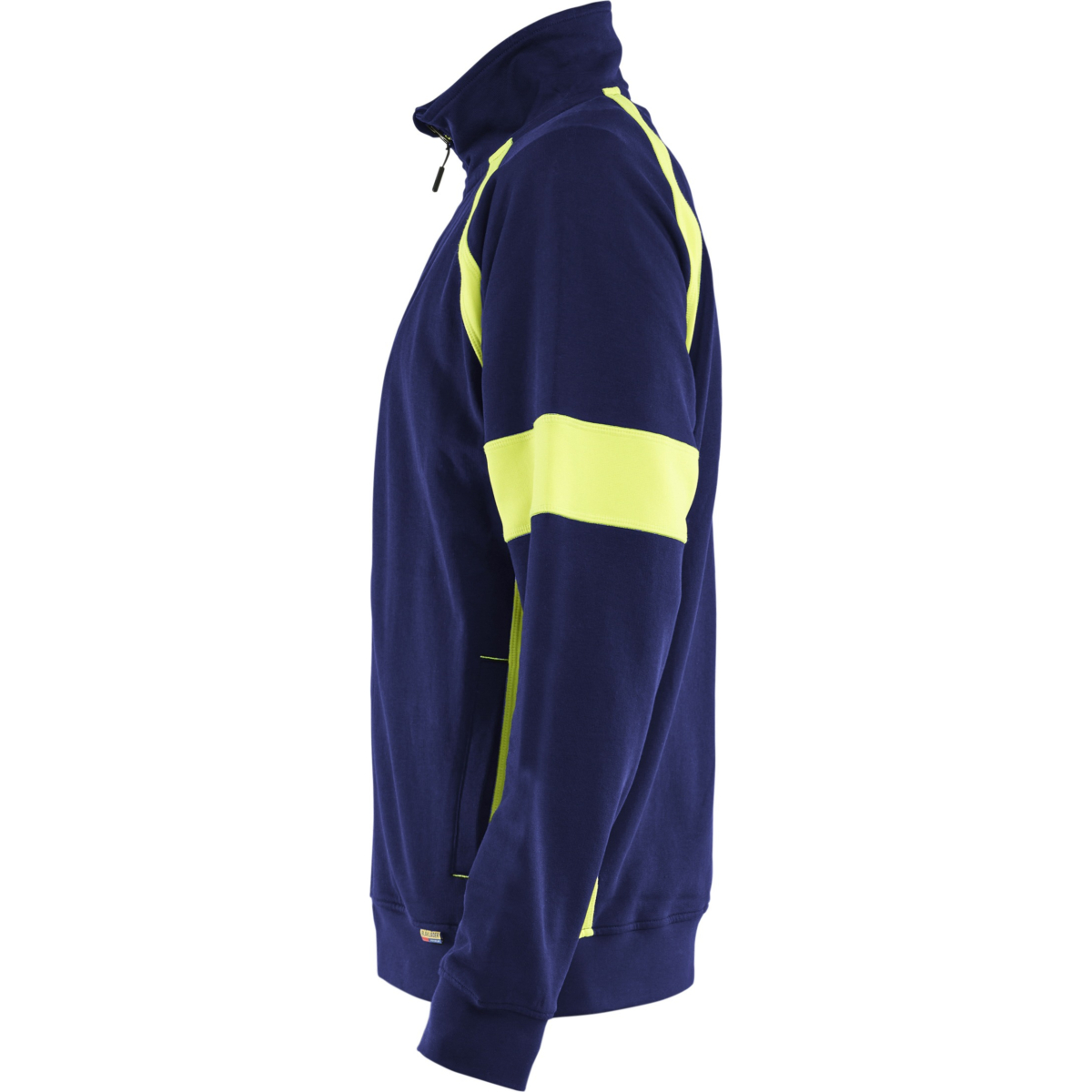 Sweatshirt med Hi-vis Full Zip