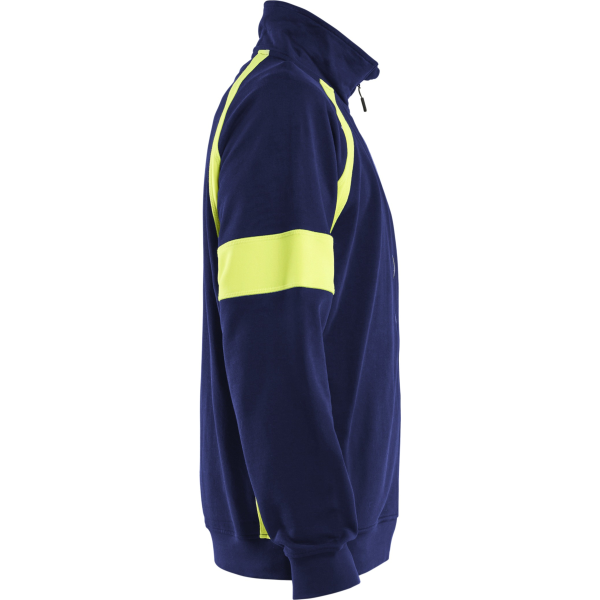 Sweatshirt med Hi-vis Full Zip