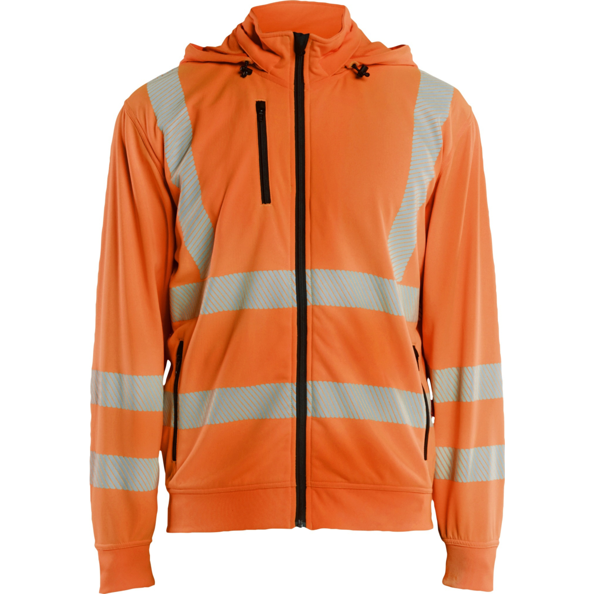 Hi-Vis Sweatshirt aftagelig hætte