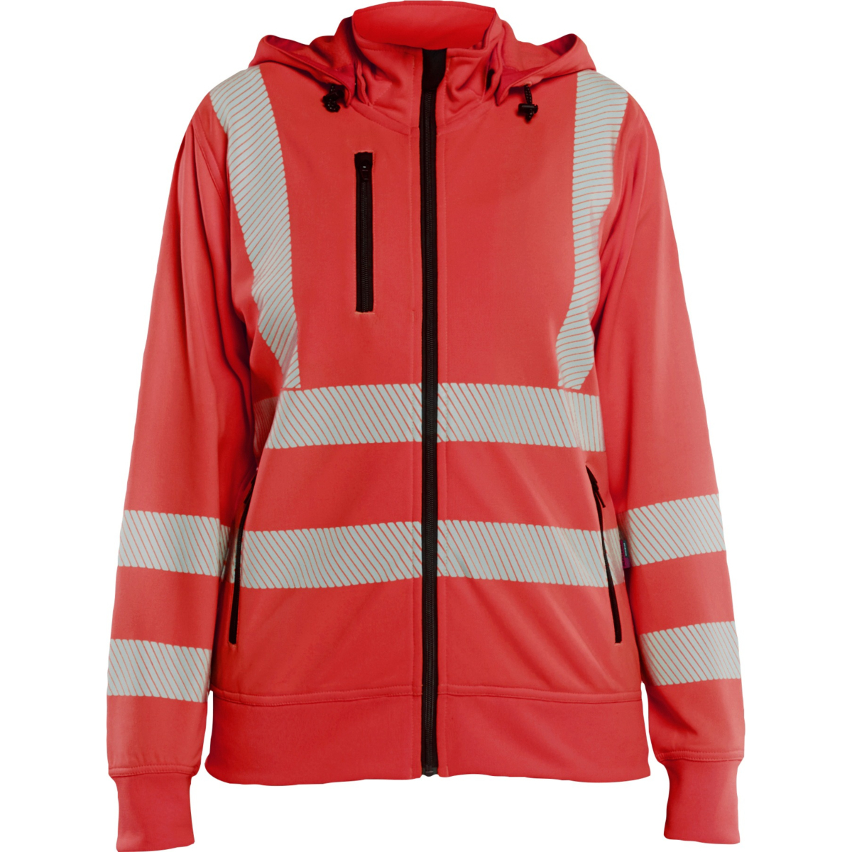 Dame Hi-Vis Sweatshirt aftagelig hætte
