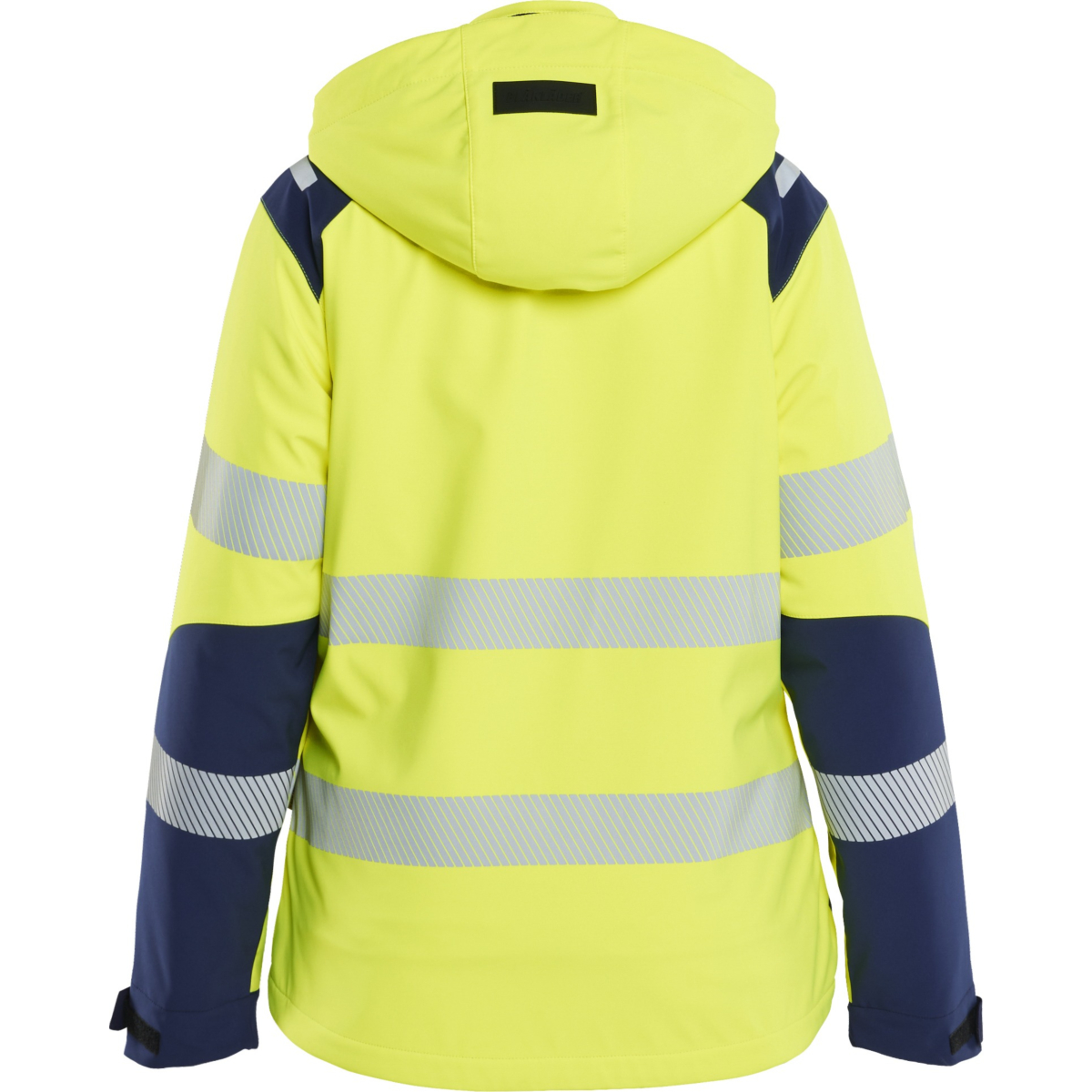 Kvinders Hi-vis letvægtsforet softshell-vinterjakke