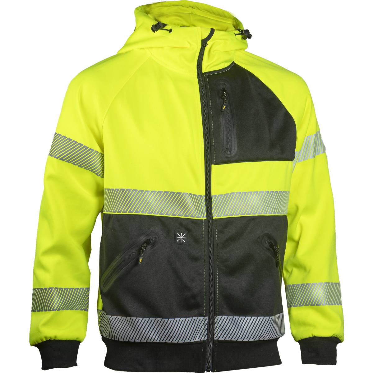 4470Y Safety hoodie, white yellow